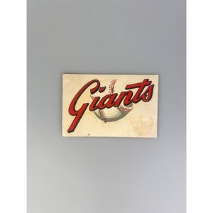 Vintage Hya Lac San Francisco Giants All Purpose Window Sign Sticker - 5.5”